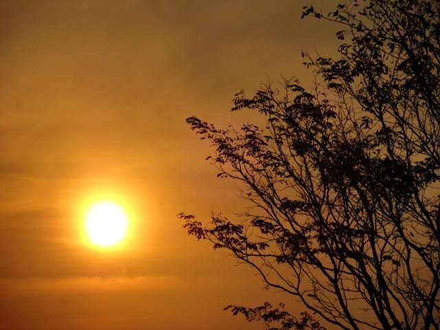 Couchers de soleil en Inde